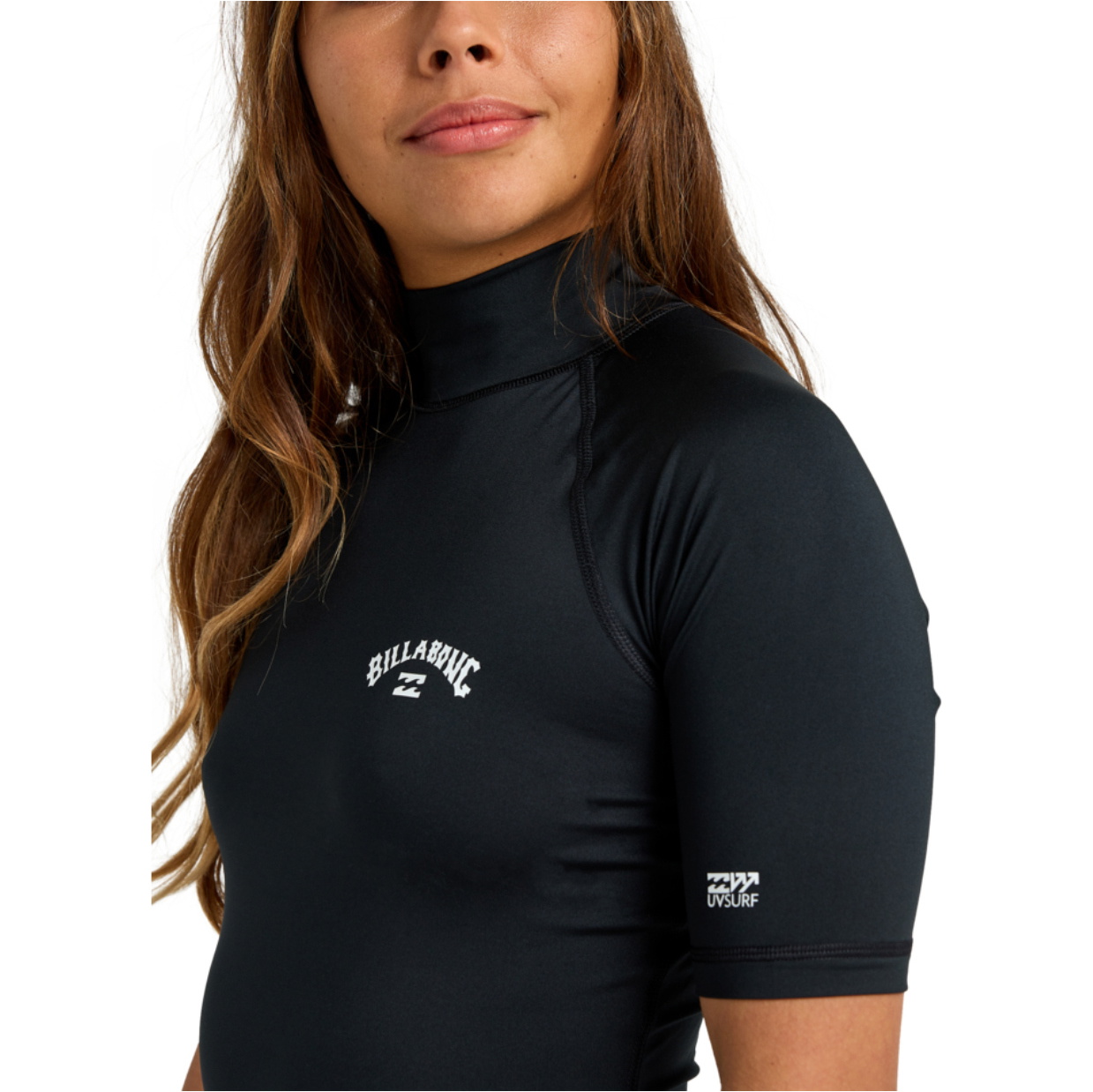 2026 Billabong Womens Tropical Surf Short Sleeve Rash Vest EBJWR03041 - Black
